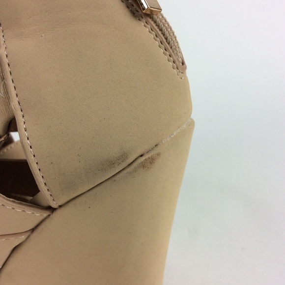 Bamboo Women's Open Toe Wedge Sandal - Picture 3 of 8